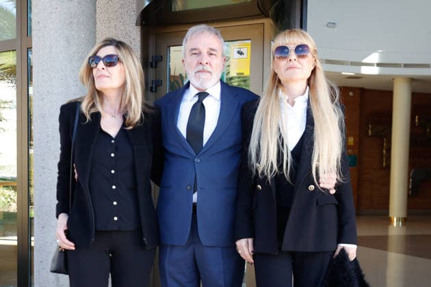 Family and friends bid farewell to Gemma Cuervo Natalia, Fernando and Cayetana Guillén Cuervo at the Parcesa La Paz Funeral Home in Tres Cantos, to say the last goodbye to Gemma Cuervo, on March 15, 2026, in Tres Cantos, Madrid Spain GEMMA CUERVO TANATORIO LA PAZ DE TRES CANTOS FAMOSOSOS Antonio Gutié Madrid Madrid Madrid Spain  Copyright: xAntonioxGutiÃ rrezx 7367053