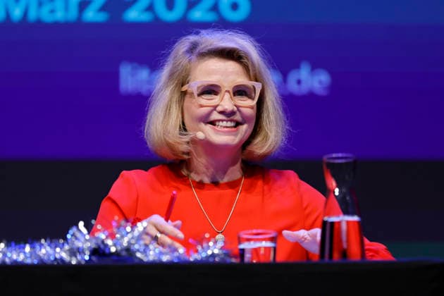 Schauspielerin Annette Frier in der Veranstaltung Ohne uns geht nix! Remix 7 rettet mit Annette Frier und Michael Kessler die Demokratie im Rahmen der Lit.Cologne 2026 in der Stadthalle Köln. Köln, 14.03.2026 NRW Deutschland Copyright: xChristophxHardtx