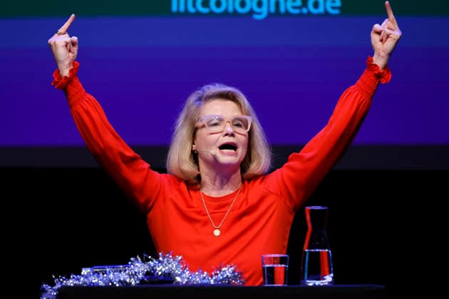 Schauspielerin Annette Frier in der Veranstaltung Ohne uns geht nix! Remix 7 rettet mit Annette Frier und Michael Kessler die Demokratie im Rahmen der Lit.Cologne 2026 in der Stadthalle Köln. Köln, 14.03.2026 NRW Deutschland Copyright: xChristophxHardtx