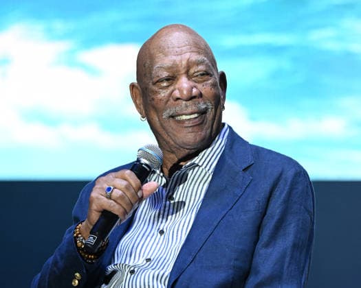BOCA RATON - MARCH 14: Morgan Freeman s Symphonic Blues Experience performs during Beatles On The Beach at The Mizner Park Amphitheatre on March 14, 2026 in Boca Raton, Florida. Copyright: xmpi04x