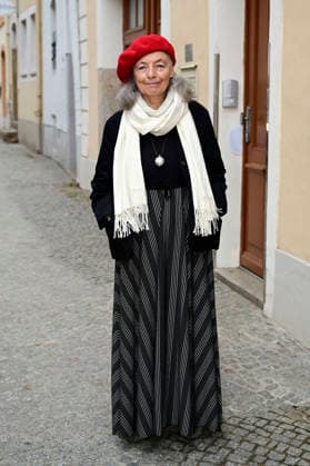 Blanche Kommerell bei der Vernissage & Lesung Gesichter in der Galerie Zwoneun. Görlitz, 14.03.2026