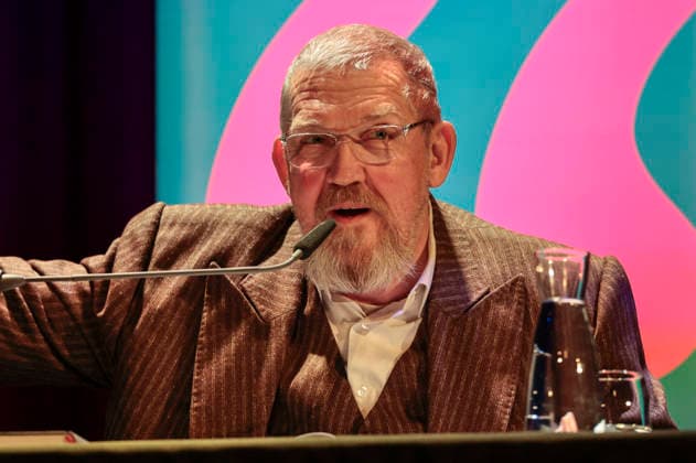 Dietmar Bär bei der lit.Cologne 2026 Veranstaltung Prager Verbrechen - Sabine Rückert und Dietmar Bär über Egon Erwin Kisch im Theater am Tanzbrunnen. Köln, 15.03.2026