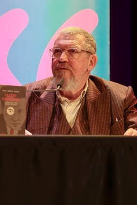 Dietmar Bär bei der lit.Cologne 2026 Veranstaltung Prager Verbrechen - Sabine Rückert und Dietmar Bär über Egon Erwin Kisch im Theater am Tanzbrunnen. Köln, 15.03.2026