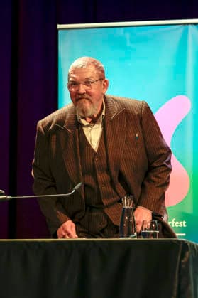 Dietmar Bär bei der lit.Cologne 2026 Veranstaltung Prager Verbrechen - Sabine Rückert und Dietmar Bär über Egon Erwin Kisch im Theater am Tanzbrunnen. Köln, 15.03.2026