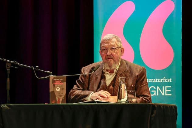 Dietmar Bär bei der lit.Cologne 2026 Veranstaltung Prager Verbrechen - Sabine Rückert und Dietmar Bär über Egon Erwin Kisch im Theater am Tanzbrunnen. Köln, 15.03.2026