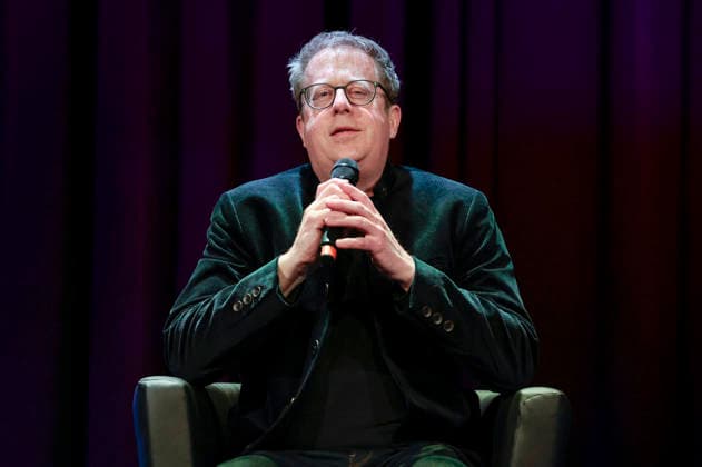 Thomas Laue bei der lit.Cologne 2026 Veranstaltung Prager Verbrechen - Sabine Rückert und Dietmar Bär über Egon Erwin Kisch im Theater am Tanzbrunnen. Köln, 15.03.2026