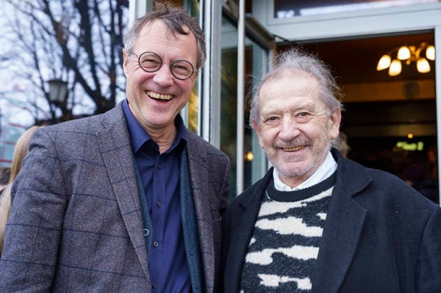 Norbert Lechner und Andre Jung bei der Premiere des Kinofilms Das geheime Stockwerk im Rio Filmpalast. München, 15.03.2026