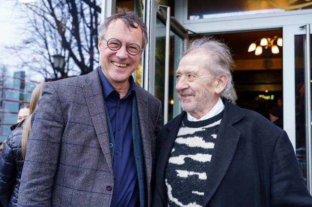 Norbert Lechner und Andre Jung bei der Premiere des Kinofilms Das geheime Stockwerk im Rio Filmpalast. München, 15.03.2026