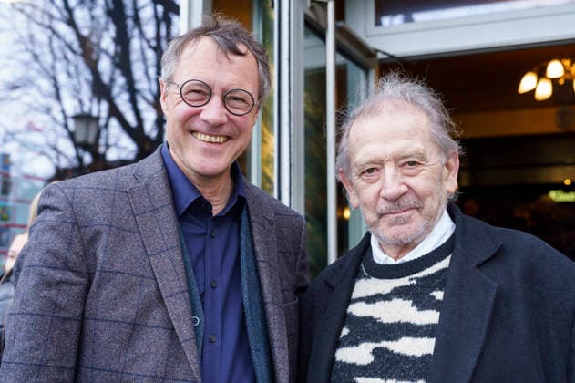 Norbert Lechner und Andre Jung bei der Premiere des Kinofilms Das geheime Stockwerk im Rio Filmpalast. München, 15.03.2026