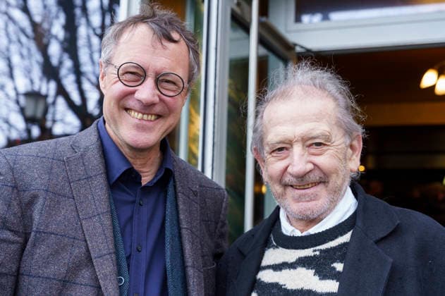 Norbert Lechner und Andre Jung bei der Premiere des Kinofilms Das geheime Stockwerk im Rio Filmpalast. München, 15.03.2026