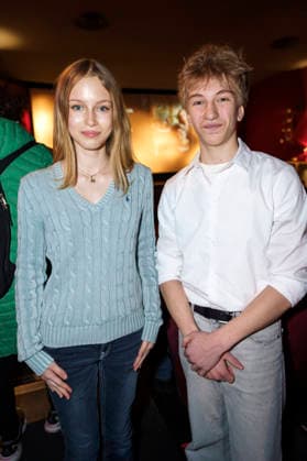 Annika Benzin und Silas John bei der Premiere des Kinofilms Das geheime Stockwerk im Rio Filmpalast. München, 15.03.2026