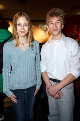 Annika Benzin und Silas John bei der Premiere des Kinofilms Das geheime Stockwerk im Rio Filmpalast. München, 15.03.2026