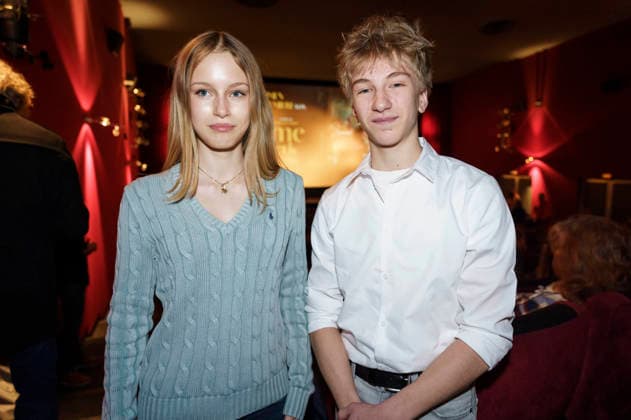 Annika Benzin und Silas John bei der Premiere des Kinofilms Das geheime Stockwerk im Rio Filmpalast. München, 15.03.2026
