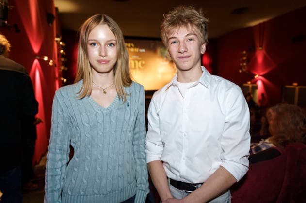 Annika Benzin und Silas John bei der Premiere des Kinofilms Das geheime Stockwerk im Rio Filmpalast. München, 15.03.2026
