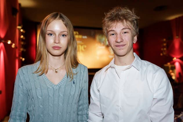Annika Benzin und Silas John bei der Premiere des Kinofilms Das geheime Stockwerk im Rio Filmpalast. München, 15.03.2026