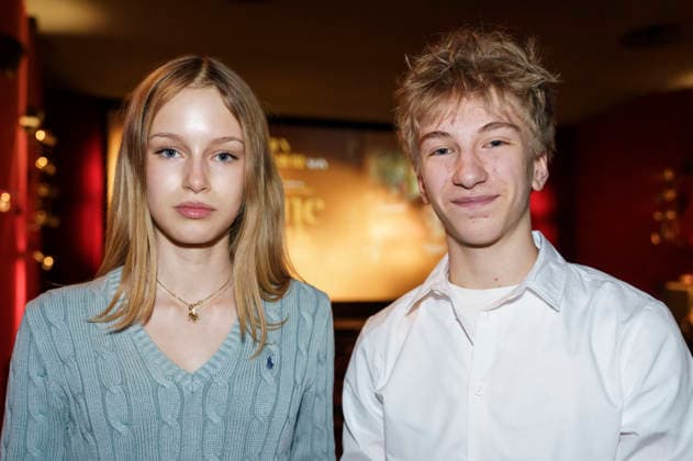 Annika Benzin und Silas John bei der Premiere des Kinofilms Das geheime Stockwerk im Rio Filmpalast. München, 15.03.2026