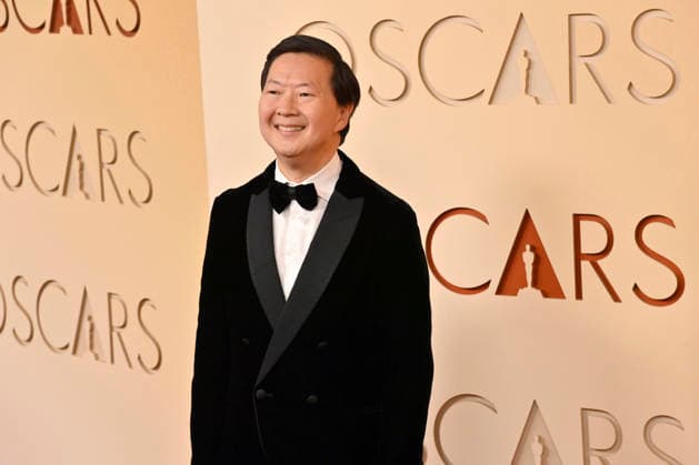 Ken Jeong arrives on the red carpet for the 98th annual Academy Awards in the Hollywood section of Los Angeles on Sunday, March 15, 2026. Conan O Brien will host the Oscars for the second consecutive year.  LAP20260315111 JIMxRUYMEN