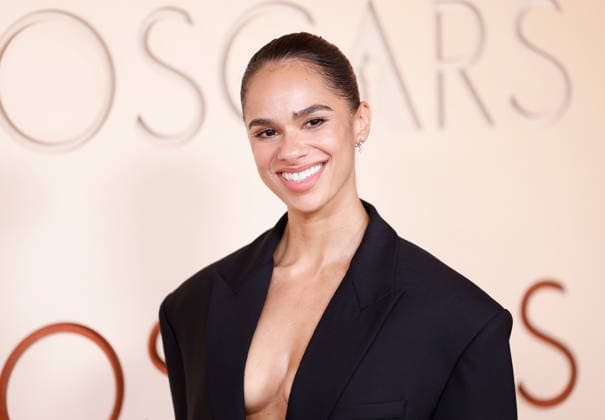 Misty Copeland arrives on the red carpet for the 98th annual Academy Awards in the Hollywood section of Los Angeles on Sunday, March 15, 2026. Conan O Brien will host the Oscars for the second consecutive year.  LAP20260315459 JOHNxANGELILLO