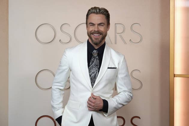 American dancer and choreographer Derek Hough poses on the red carpet during the 98th Academy Awards at the Dolby Theatre in Los Angeles, United States, 15 March 2026. Guests arrive at the 98th Academy Awards !ACHTUNG: NUR REDAKTIONELLE NUTZUNG!  Copyright: xÓmarxAlonsox AME4163 20260315-55019709563_1