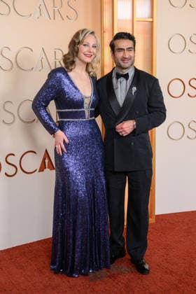 March 15, 2026, Hollywood, California, USA: Emily V. Gordon, Kumail Nanjiani at the red carpet of the 98th Annual Academy Awards on Sunday March 15, 2026 at the Dolby Theater in Hollywood, California. MARK HAMMOND BNS PI Hollywood USA - ZUMAp124 20260315_zaa_p124_067 Copyright: xMarkxHammondx