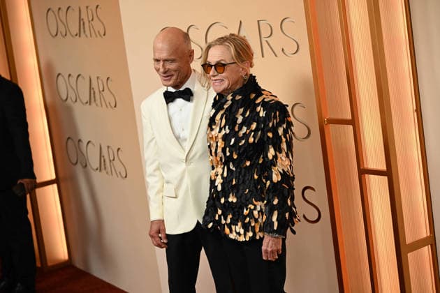March 15, 2026, Los Angeles, California, USA: ED HARRIS AND AMY MADIGAN during red carpet arrivals for the 98th Academy Awards, presented by the Academy of Motion Picture Arts and Sciences (AMPAS), at the Dolby Theatre in Hollywood. Los Angeles USA  - ZUMAz03_ 20260315_abp_z03_065 Copyright: xKevinxSullivanx