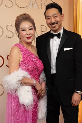 98th Oscars, Academy Awards Andrew Ahn and guest arrive on the red carpet of the 98th Oscars at the Dolby Theatre at Ovation Hollywood on Sunday, March 15, 2026., Credit:Phil McCarten The Academy Avalon United States of America, CA, Hollywood, Dolby Theater  Copyright: xPhilxMcCartenx xThexAcademyx xAvalonx 1083318667