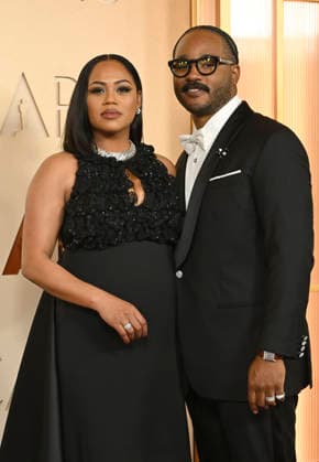 HOLLYWOOD, CA - MARCH 15: ZInzi Coogler and Ryan Coogler at the 98th Oscars at Dolby Theatre on March 15, 2026 in Hollywood, California. Copyright: xMediaPunchx