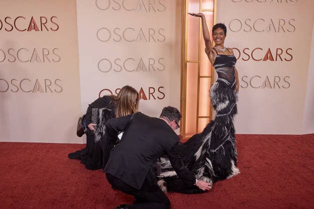 98th Oscars, Academy Awards Teyana Taylor arrives on the red carpet of the 98th Oscars at the Dolby Theatre at Ovation Hollywood on Sunday, March 15, 2026., Credit:Etienne Laurent The Academy Avalon United States of America, CA, Hollywood, Dolby Theater  Copyright: xEtiennexLaurentx xThexAcademyx xAvalonx 1083327088