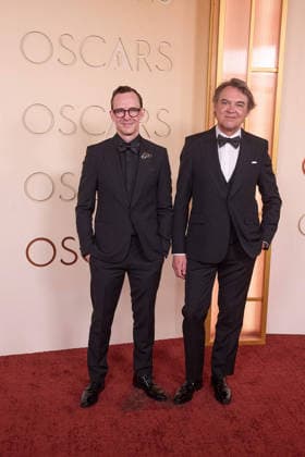 Maciek Szczerbowski and Chris Lavis arrive on the red carpet of the 98th OscarsÂ® at the DolbyÂ® Theatre at Ovation Hollywood on Sunday, March 15, 2026. Los Angeles CA USA  35008148PLX