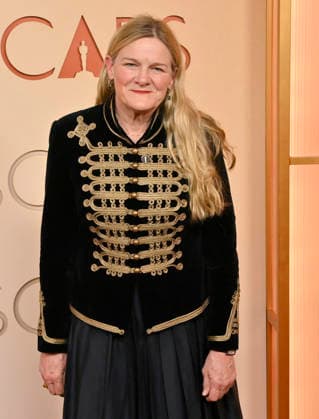 Ellen Kuras arrives on the red carpet for the 98th annual Academy Awards in the Hollywood section of Los Angeles on Sunday, March 15, 2026. Conan O Brien will host the Oscars for the second consecutive year.  LAP20260315316 JIMxRUYMEN