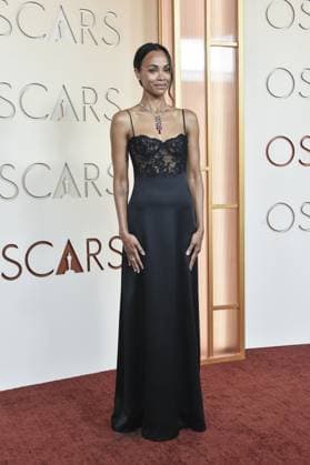 Zoe Saldana at arrivals for The 98th Academy Awards - Arrivals 2, Dolby Theatre at Ovation Hollywood, Los Angeles, CA, March 15, 2026. Photo By: Elizabeth Goodenough Everett Collection The 98th Academy Awards - Arrivals 2 PUBLICATIONXNOTxINxCANxCHNxFRAxITAxJPNxNORxPOLxRUSxESPxUKxUSA