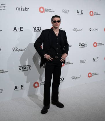 34th Annual Elton John AIDS Foundation Academy Awards Viewing Party YUNGBLUD on the red carpet of the 34th Annual Elton John AIDS Foundation Academy Awards Viewing Party at West Hollywood Park in Hollywood California on March 15, 2026. (Contributing Photographer, Connor Terry) West Hollywood California United States Copyright: xConnorxTerry imageSPACEx
