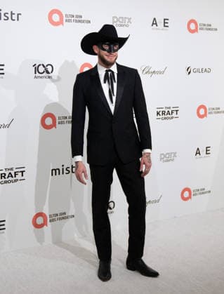 34th Annual Elton John AIDS Foundation Academy Awards Viewing Party Orville Peck arrives on the red carpet of the 34th Annual Elton John AIDS Foundation Academy Awards Viewing Party at West Hollywood Park in Hollywood California on March 15, 2026. (Contributing Photographer, Connor Terry) West Hollywood California United States Copyright: xConnorxTerry imageSPACEx