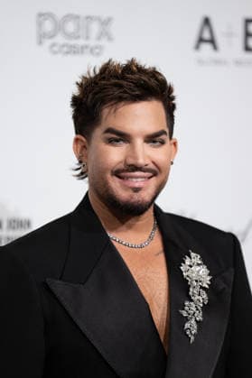 34th Annual Elton John AIDS Foundation Academy Awards Viewing Party Adam Lambert arrives on the red carpet of the 34th Annual Elton John AIDS Foundation Academy Awards Viewing Party at West Hollywood Park in Hollywood California on March 15, 2026. (Contributing Photographer, Connor Terry) West Hollywood California United States Copyright: xConnorxTerry imageSPACEx