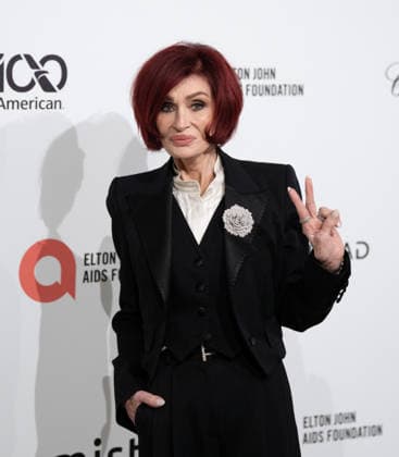 34th Annual Elton John AIDS Foundation Academy Awards Viewing Party Sharon Osbourne arrives on the red carpet of the 34th Annual Elton John AIDS Foundation Academy Awards Viewing Party at West Hollywood Park in Hollywood California on March 15, 2026. (Contributing Photographer, Connor Terry) West Hollywood California United States Copyright: xConnorxTerry imageSPACEx