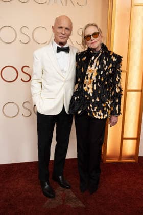 Ed Harris and Amy Madigan arrive on the red carpet of the 98th OscarsÂ® at the DolbyÂ® Theatre at Ovation Hollywood on Sunday, March 15, 2026. Los Angeles CA USA  35008554PLX
