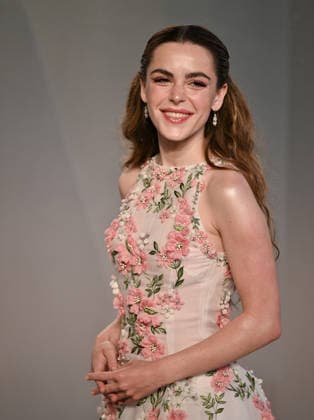 Kiernan Shipka arrives on the red carpet at the 2026 Vanity Fair Oscar Party Hosted By Mark Guiducci at Los Angeles County Museum of Art in Los Angeles, California on Sunday, March 15, 2026.  LAP202603153002 CHRISxCHEW