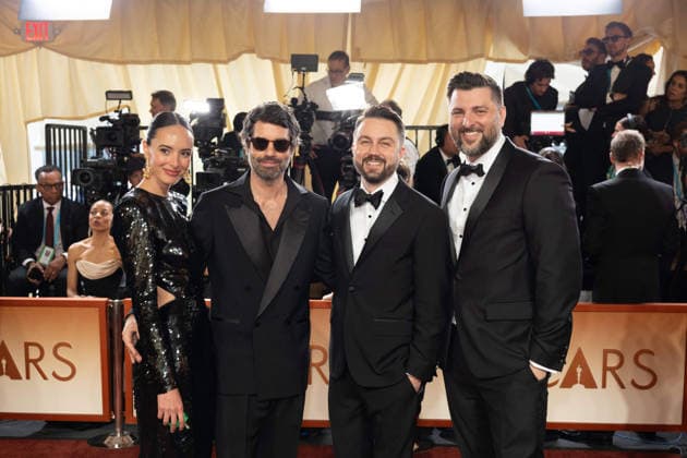 Adolpho Veloso and Andy Jurgensen and guests arrives on the red carpet of the 98th OscarsÂ® at the DolbyÂ® Theatre at Ovation Hollywood on Sunday, March 15, 2026. Los Angeles CA USA  35008836PLX