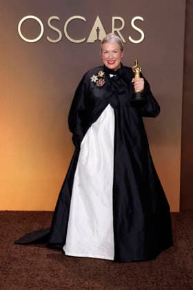 March 15, 2026, Hollywood, California, USA: Kate Hawley in the press room of the 98th Annual Academy Awards on Sunday March 15, 2026 at the Dolby Theater in Hollywood, California. BURT HARRIS BNS PI Hollywood USA  - ZUMAp124 20260315_zaa_p124_265 Copyright: xBurtxHarrisx