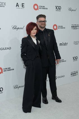 March 15, 2026, Los Angeles, California, USA: 15 March 2026 - West Hollywood, California - SHARON OSBOURNE and JACK OSBOURNE at the 34th Annual Elton John AIDS Foundation Academy Awards Viewing Party held at West Hollywood Park Los Angeles USA - ZUMAs247 20260315_zmp_s247_012 Copyright: xCharliexSteffensx