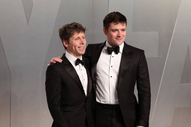 2026 Vanity Fair Oscar Party Sam Altman and guest at the 2026 Vanity Fair Oscar Party (98th Annual Academy Awards) Hosted By Mark Guiducci held at the David Geffen Galleries at the Los Angeles County Museum of Art (LACMA) at 5905 Wilshire Blvd on March 15, 2026 in Museum Row, Miracle Mile, Los Angeles, California, United States., Credit:Xavier Collin Avalon USA, Los Angeles  Copyright: xXavierxCollinx xAvalonx 1083370050