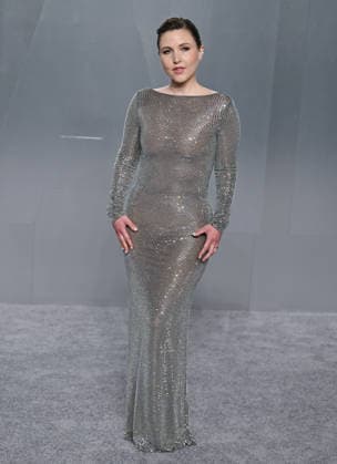Taylor Tomlinson arrives on the red carpet at the 2026 Vanity Fair Oscar Party Hosted By Mark Guiducci at Los Angeles County Museum of Art in Los Angeles, California on Sunday, March 15, 2026.  LAP202603154033 CHRISxCHEW