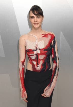 LOS ANGELES, CA - MARCH 15: Cara Delevingne at the 2026 Vanity Fair Oscar Party Hosted By Mark Guiducci at Los Angeles County Museum of Art on March 15, 2026 in Los Angeles, California. Copyright: xJeffreyxMayerx
