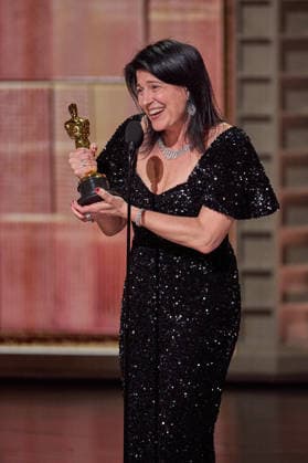 March 15, 2026, Hollywood, California, USA: CASSANDRA KULUKUNDIS, of One Battle After Another , accepts the Oscar for Casting during the 98th Oscars at the Dolby Theatre at Ovation Hollywood on Sunday. Hollywood USA  - ZUMAz03_ 20260315_zah_z03_032 Copyright: xTraexPattonx