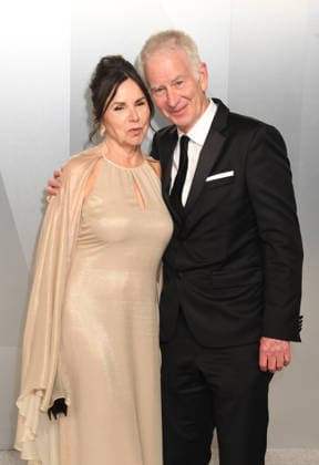LOS ANGELES, CA - MARCH 15: Patty Smyth and John McEnroe at the 2026 Vanity Fair Oscar Party Hosted By Mark Guiducci at Los Angeles County Museum of Art on March 15, 2026 in Los Angeles, California. Copyright: xJeffreyxMayerx