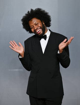 Jeremy O. Harris arrives on the red carpet at the 2026 Vanity Fair Oscar Party Hosted By Mark Guiducci at Los Angeles County Museum of Art in Los Angeles, California on Sunday, March 15, 2026.  LAP202603154045 CHRISxCHEW