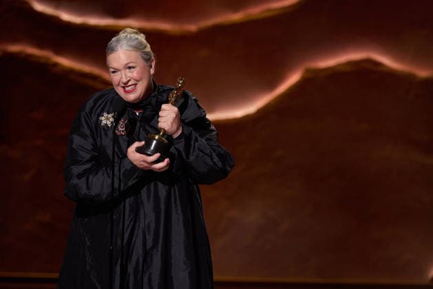 98th Oscars, Academy Awards Kate Hawley accepts the Oscar for Costume Design during the 98th Oscars at the Dolby Theatre at Ovation Hollywood on Sunday, March 15, 2026., Credit:LCY Avalon United States of America, CA, Hollywood, Dolby Theater  Copyright: xLCYx xAvalonx 1083371716