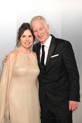 LOS ANGELES, CA - MARCH 15: Patty Smyth and John McEnroe at the 2026 Vanity Fair Oscar Party Hosted By Mark Guiducci at Los Angeles County Museum of Art on March 15, 2026 in Los Angeles, California. Copyright: xJeffreyxMayerx