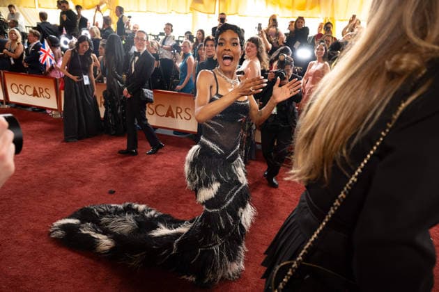 Teyana Taylor arrives on the red carpet of the 98th OscarsÂ® at the DolbyÂ® Theatre at Ovation Hollywood on Sunday, March 15, 2026. Los Angeles CA USA  35008989PLX