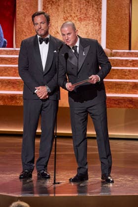 98th Oscars, Academy Awards Will Arnett and Channing Tatum present the Oscar for Animated Short Film during the live ABC Telecast of the 98th Oscars at the Dolby Theatre at Ovation Hollywood on Sunday, March 15, 2026., Credit:Trae Patton The Academy Avalon United States of America, CA, Hollywood, Dolby Theater  Copyright: xTraexPattonx xThexAcademyx xAvalonx 1083369366